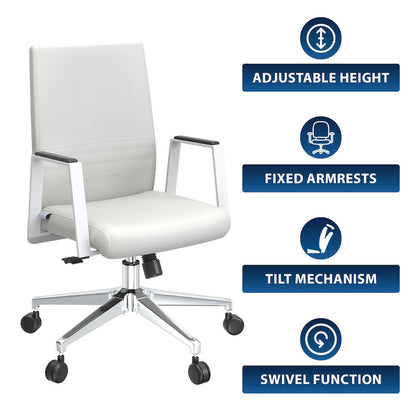 Aleen Office Chair in White
