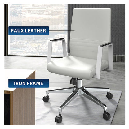 Aleen Office Chair in White
