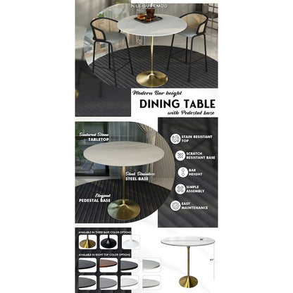 Verve Collection Modern Bar Height Table