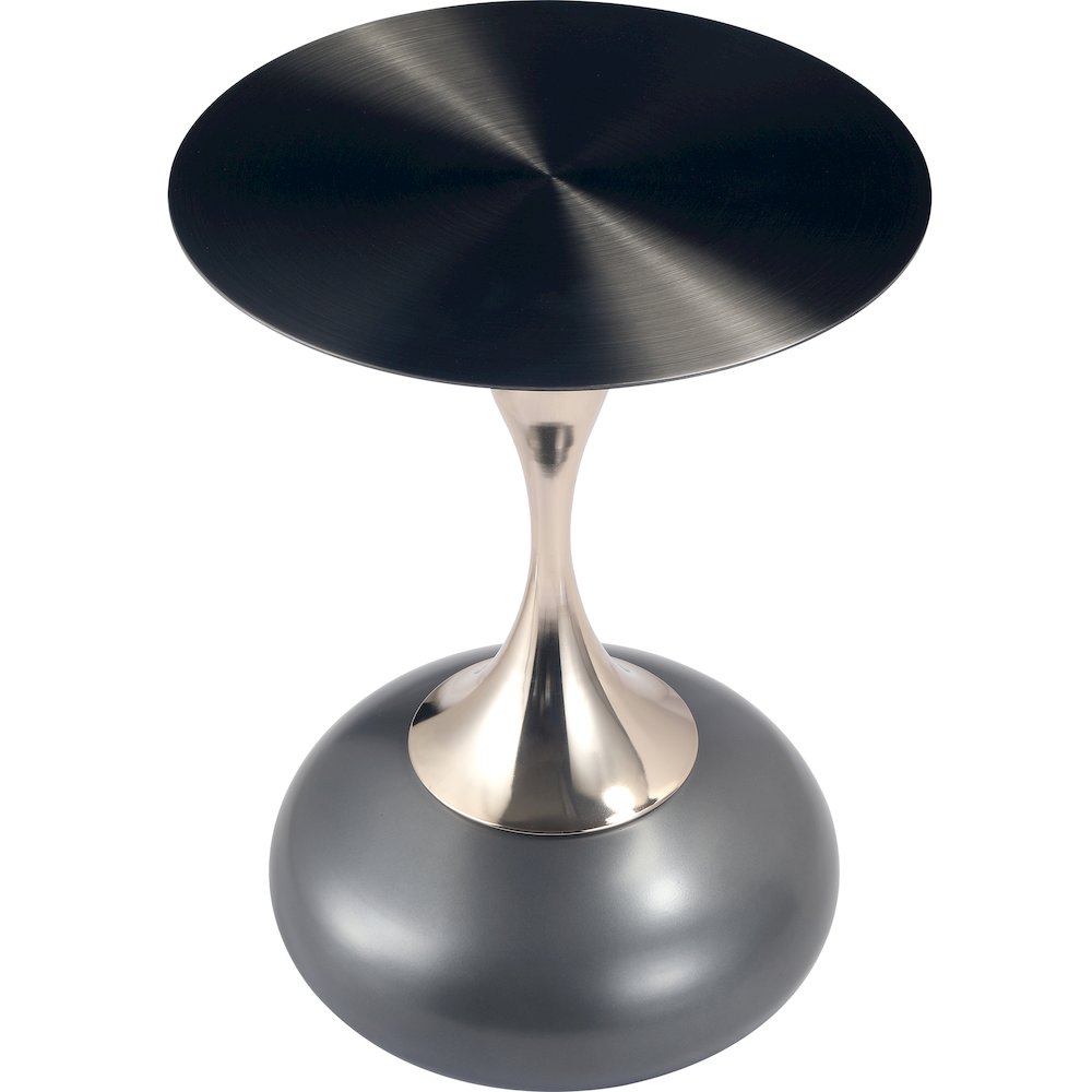 Savoy Collection Modern End Table In Grey