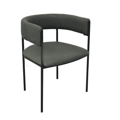 Cyril Collection Modern Chair in Charcoal