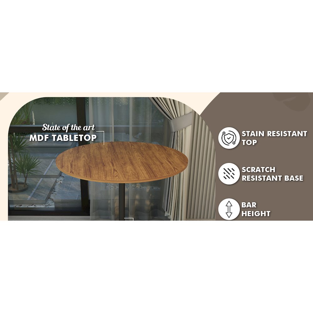 Verve Collection Modern Bar Height Table