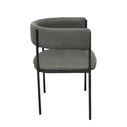 Cyril Collection Modern Chair in Charcoal