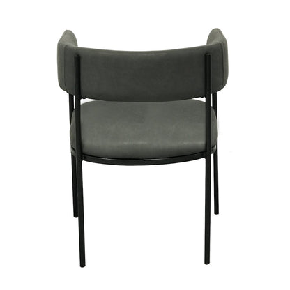 Cyril Collection Modern Chair in Charcoal