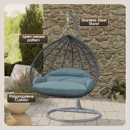Recluse Collection Modern Outdoor Swing Chair