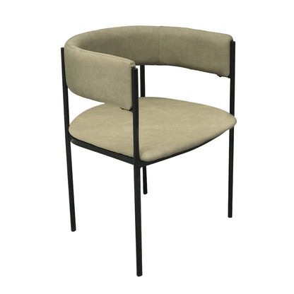 Cyril Collection Modern Chair in Taupe