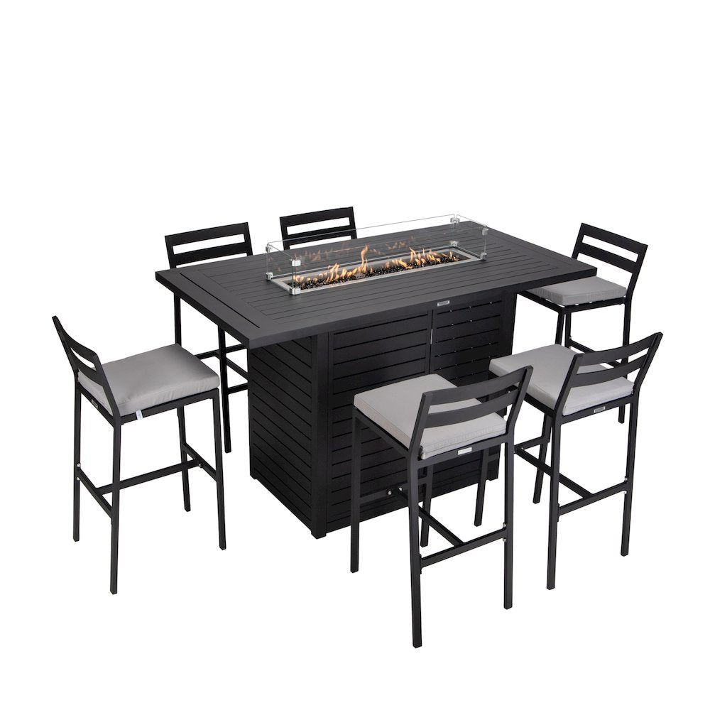 Chelsea Collection Aluminum Outdoor Dining Set