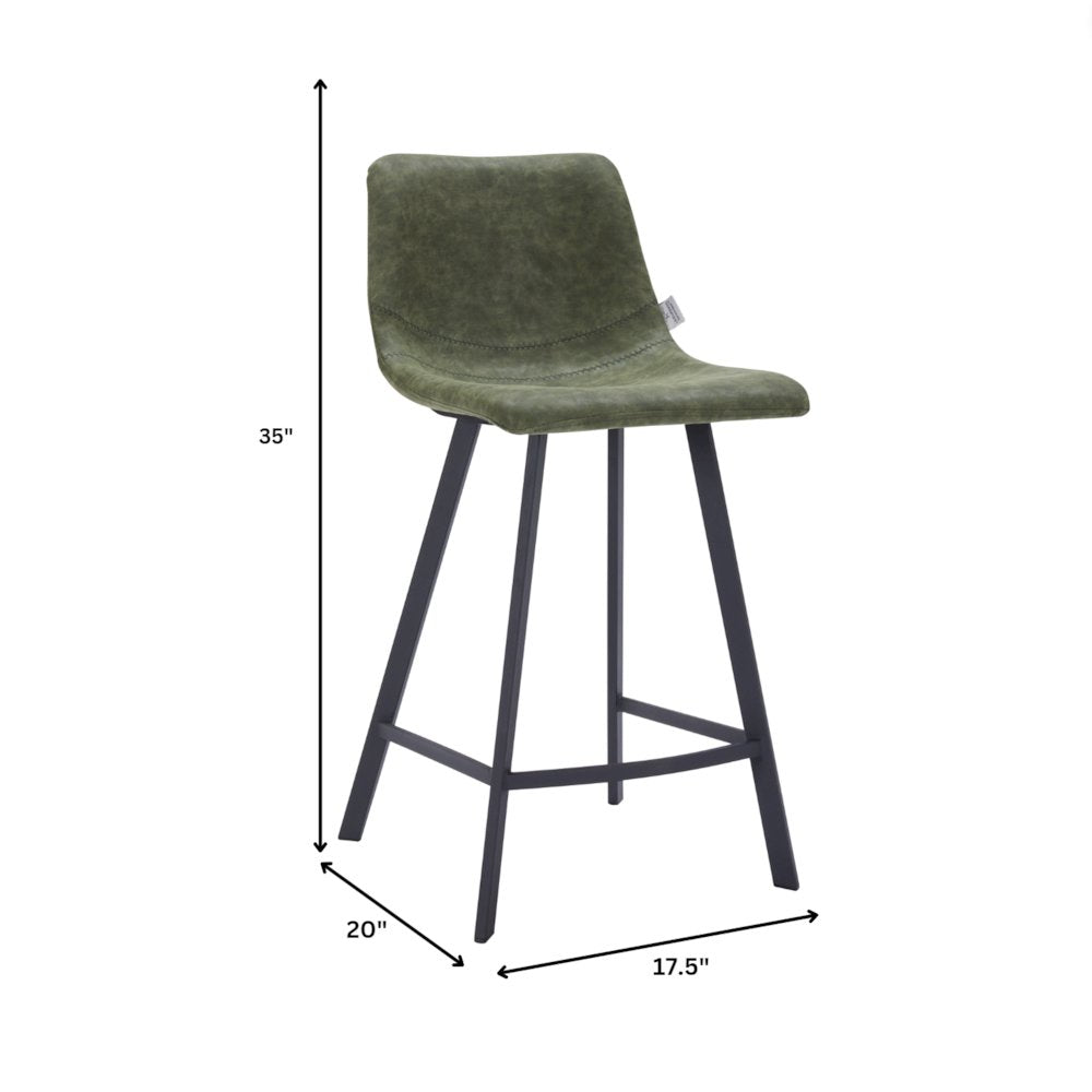 Elland - Counter stool - Olive Green