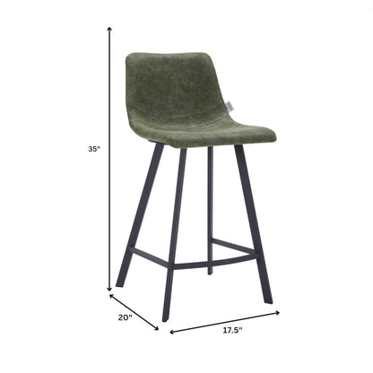 Elland - Counter stool - Olive Green