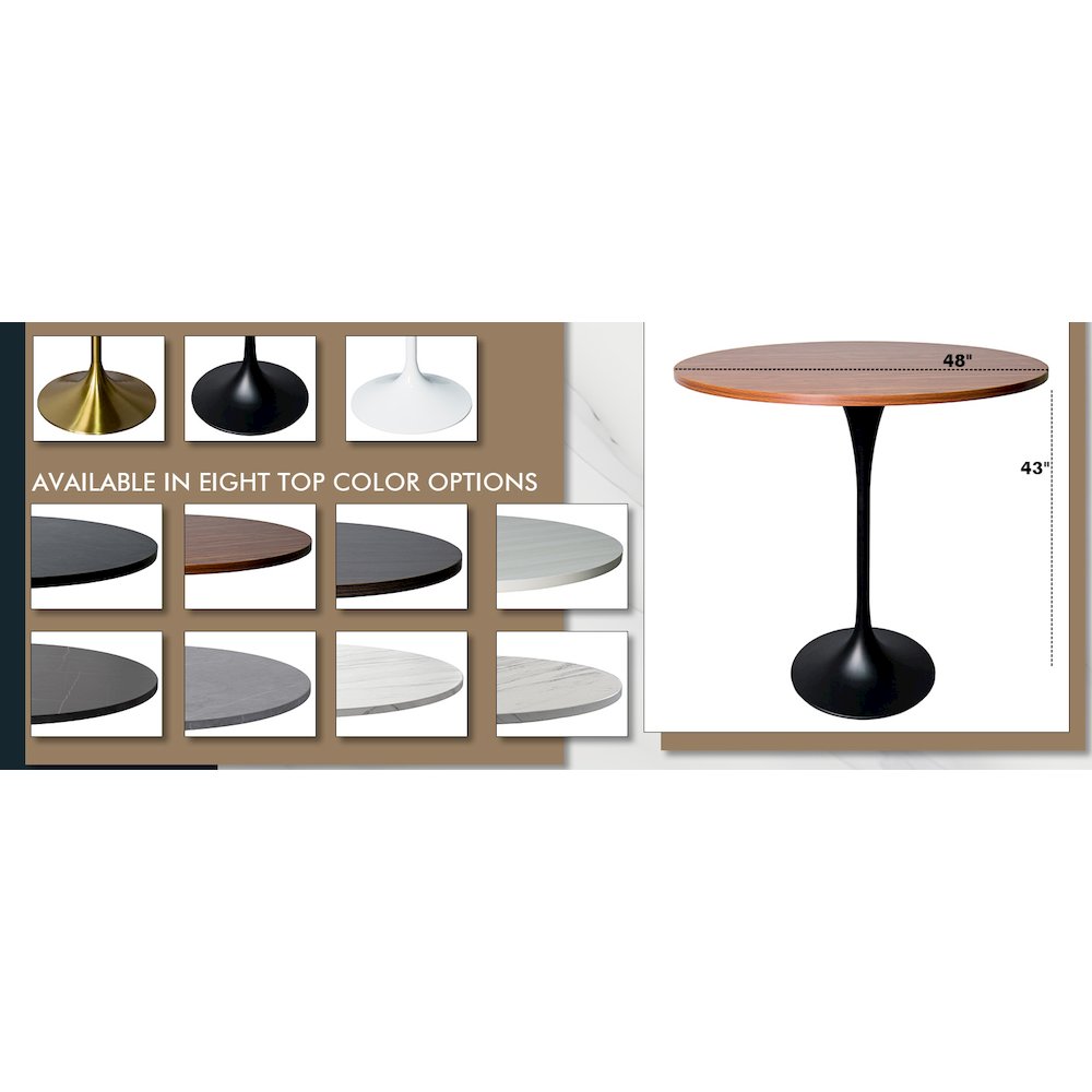 Verve Collection Modern Bar Height Table