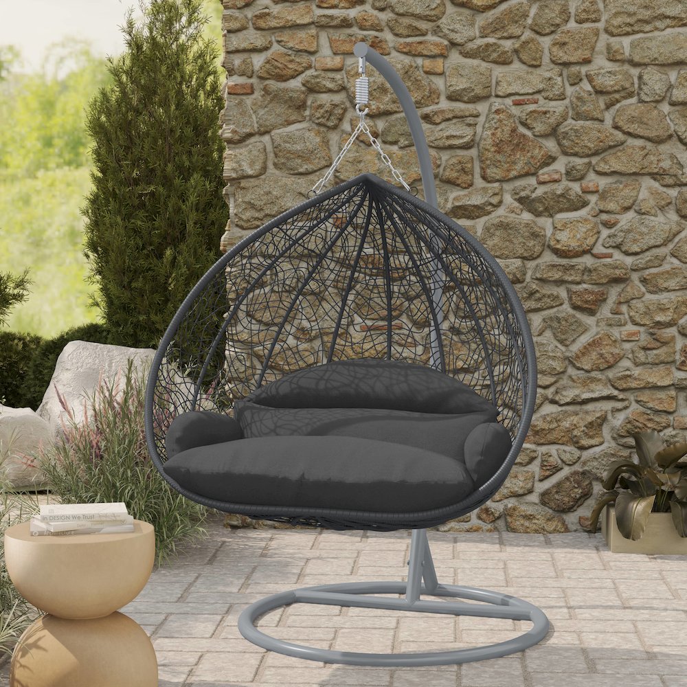 Recluse Collection Modern Outdoor Swing Chair