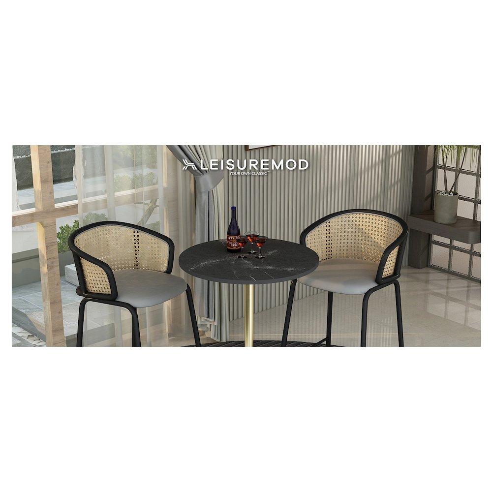 Aleen High-Back Office Chair in Black