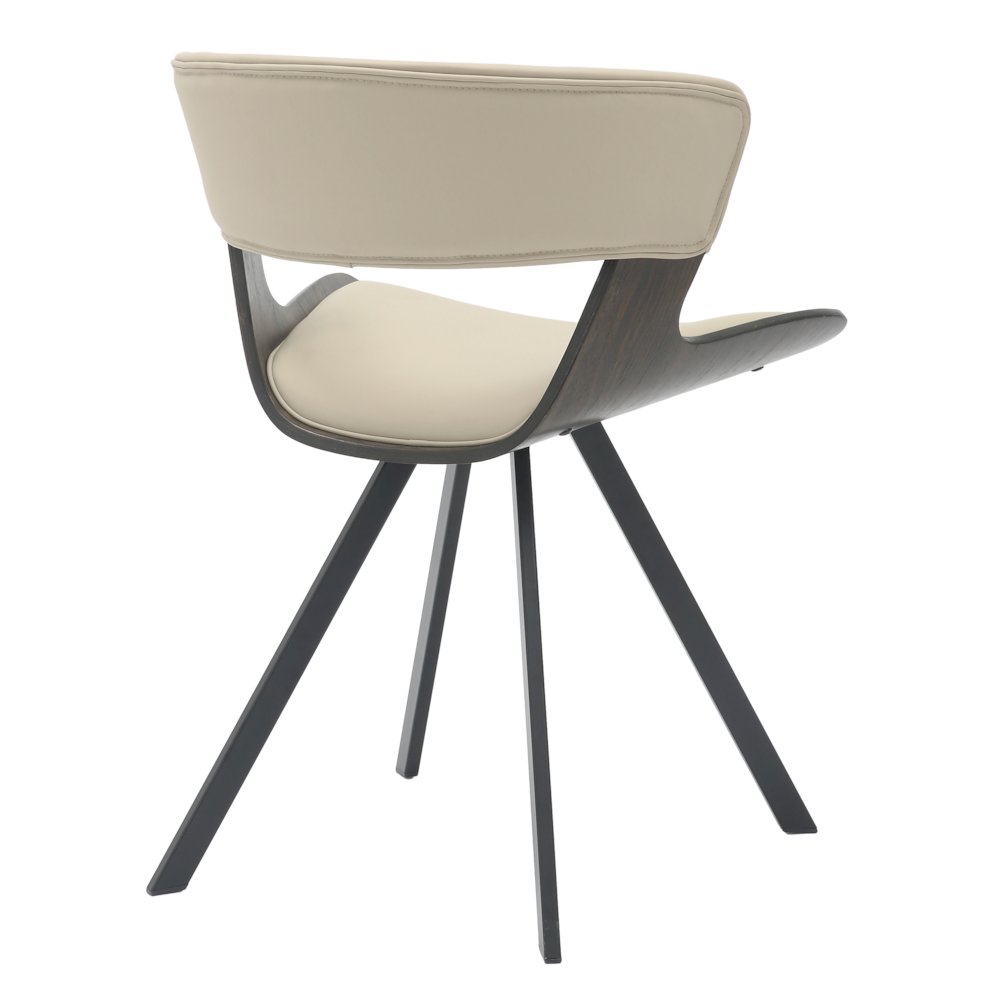 Wooden Dining Chair in Light Taupe
