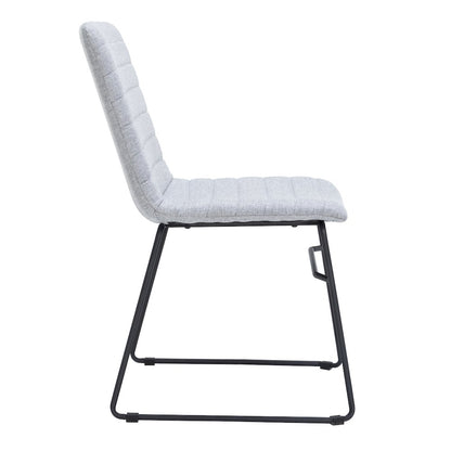 Zylar Series Office Guest Chair in Grey Fabric