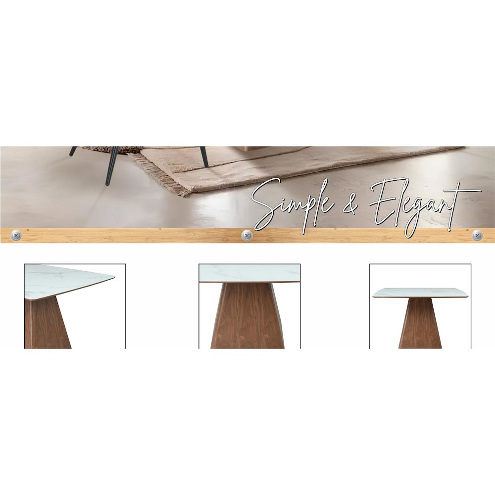 Opaline Series Elegant Wooden Dining Chair in Black Velvet and White