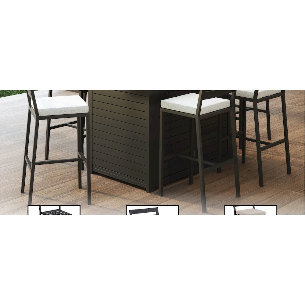 Axis Collection Modern Gold Dining Chair in White