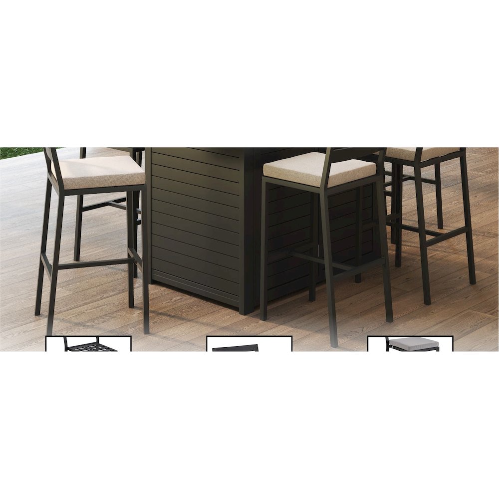 Chelsea Collection Aluminum Outdoor Dining Set