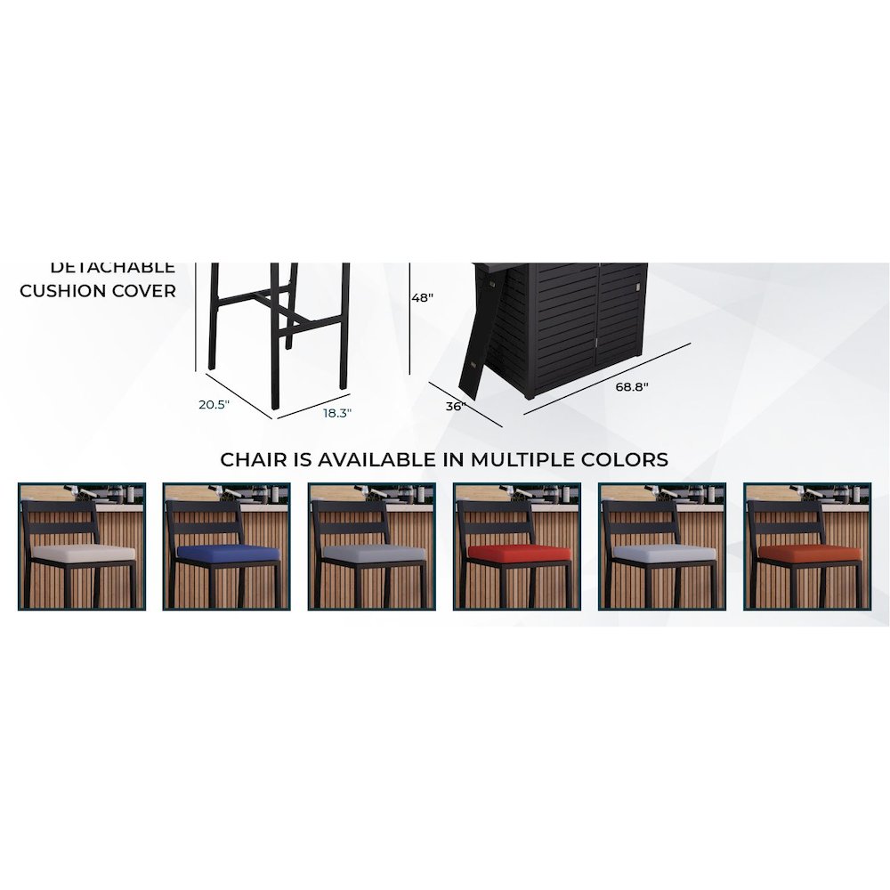 Aero Collection Modern Dining Chair in Toupe