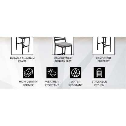 Aero Collection Modern Dining Chair in Toupe