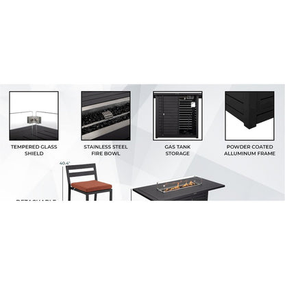 Aero Collection Modern Dining Chair in Toupe