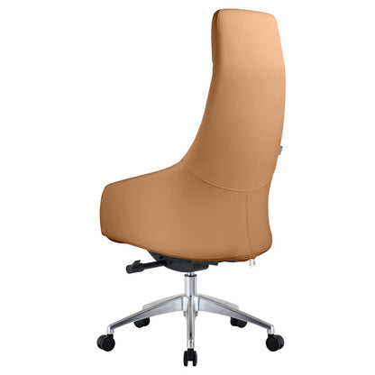 Celeste Series Office Tall Chair in Acorn Brown Leather