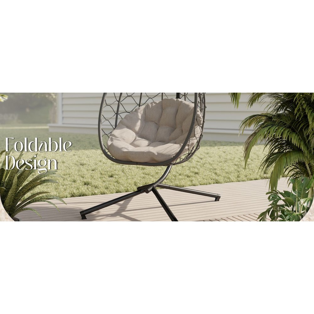 Aero Collection Modern Dining Chair in Charcoal Set of 2