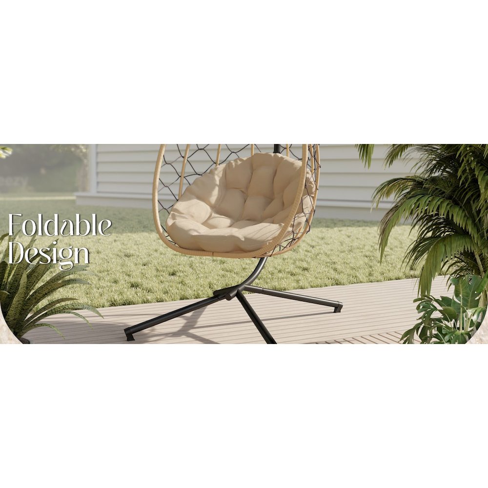 Aero Collection Modern Dining Chair in Oatmeal Set of 2