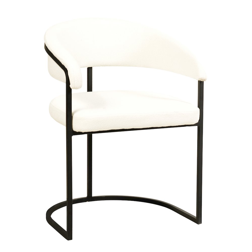 Aero Collection Modern Dining Chair in White