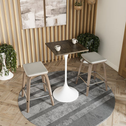 Verve Collection 24 Square Top Bar Height Table