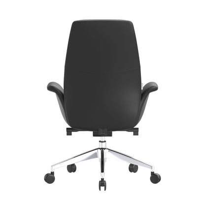 Summit Series Office Chair In Black Leather