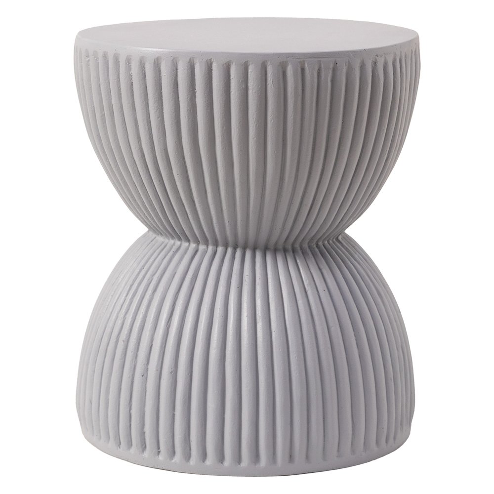 Modern Side End Table Spire Series In Grey
