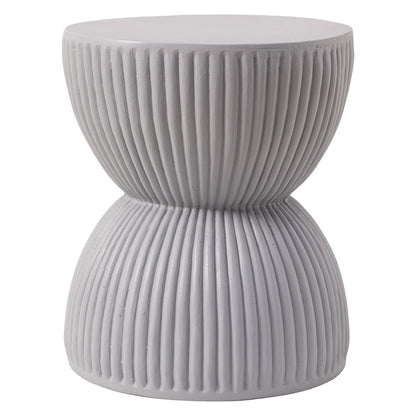 Modern Side End Table Spire Series In Grey