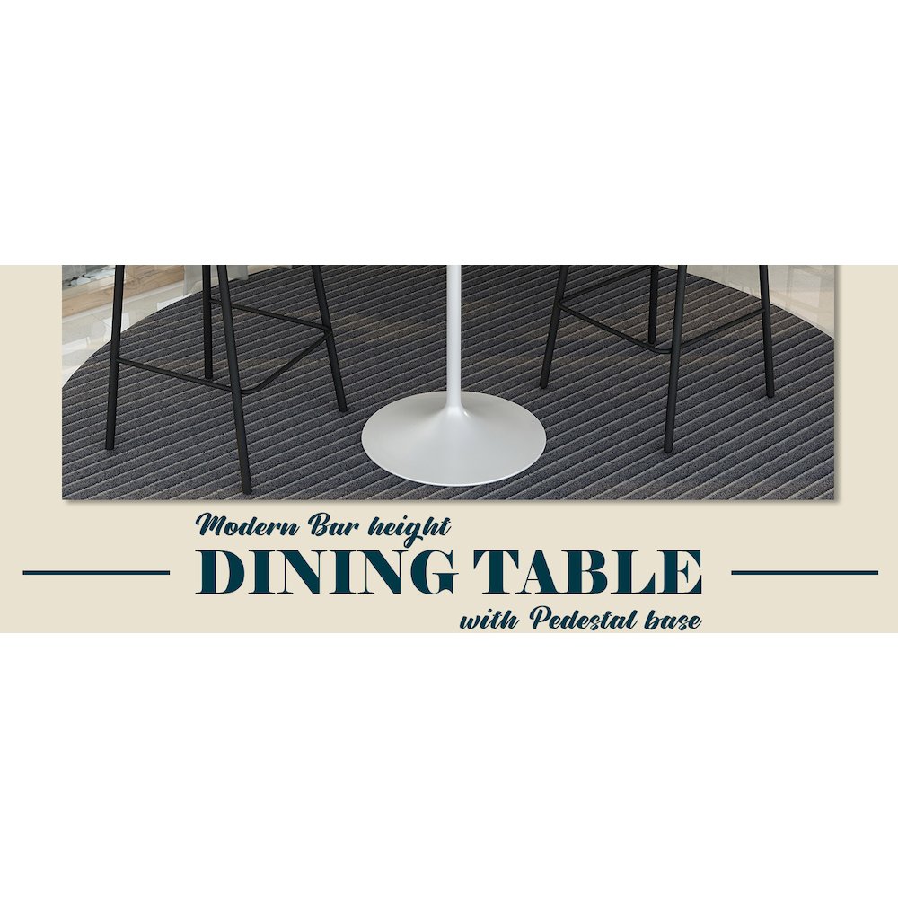 Verve Collection Modern Bar Height Table