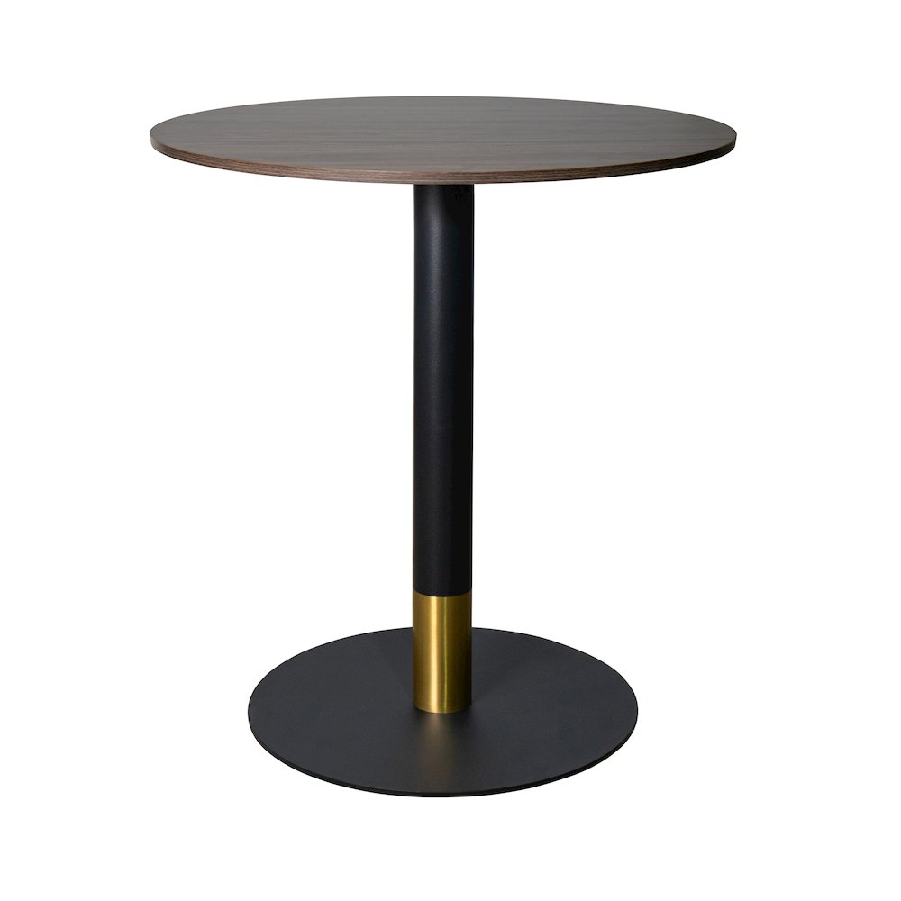 Glint Collection Fiberglass Outdoor Side Table in Grey