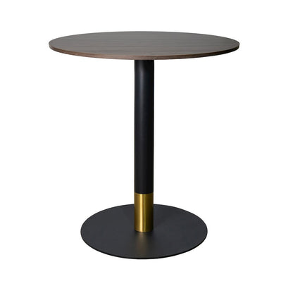 Glint Collection Fiberglass Outdoor Side Table in Grey
