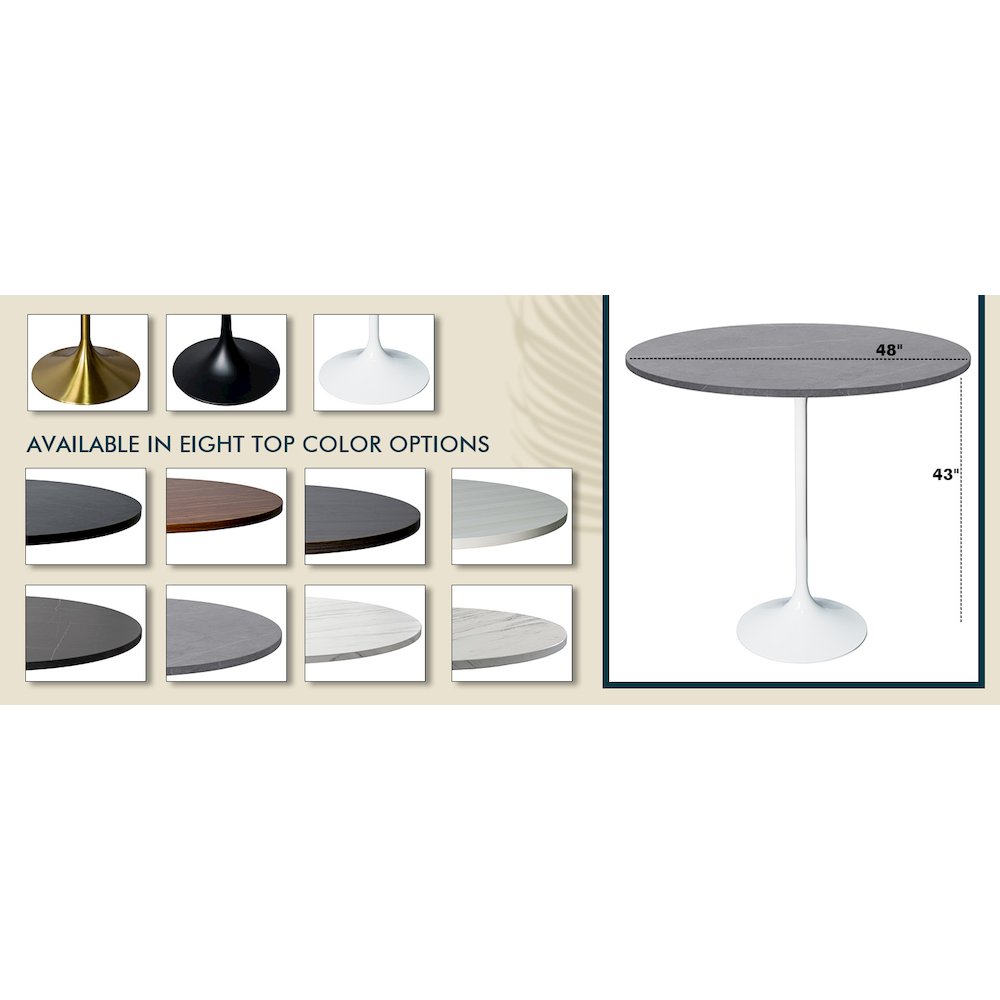 Verve Collection Modern Bar Height Table