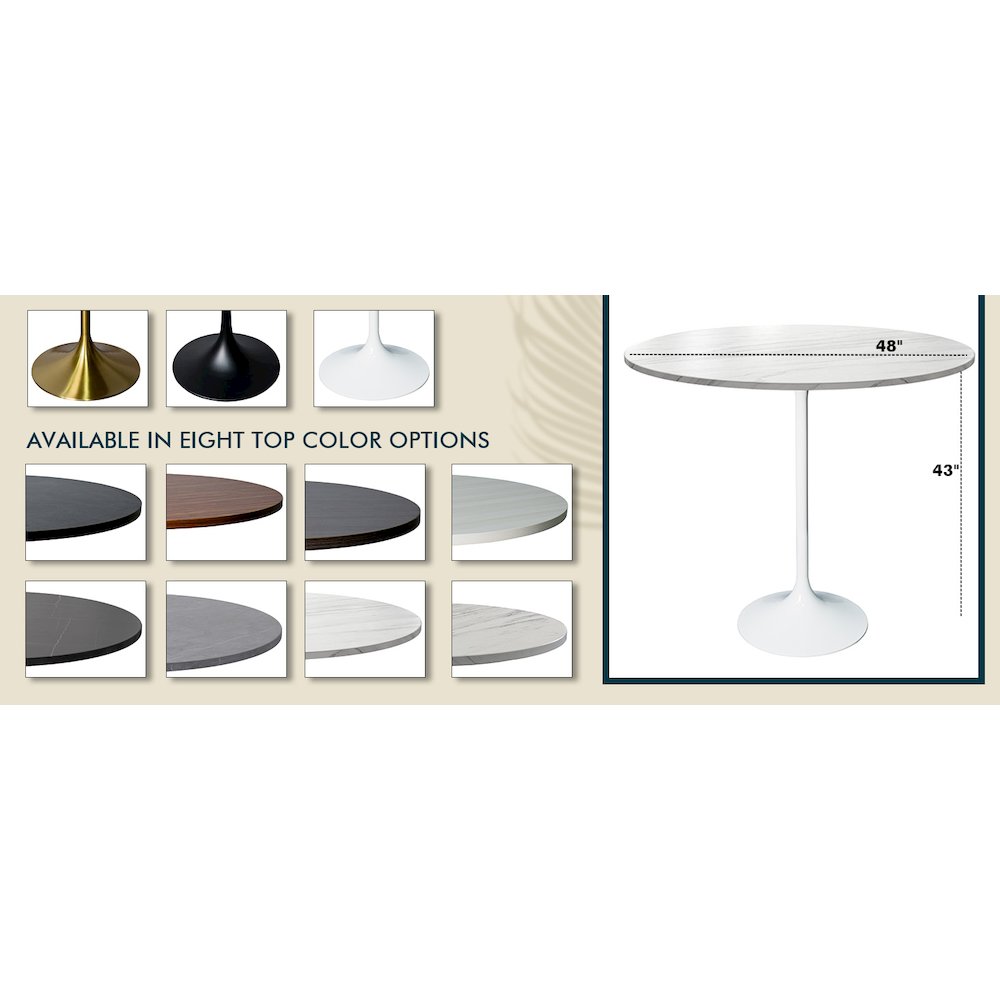 Verve Collection Modern Bar Height Table