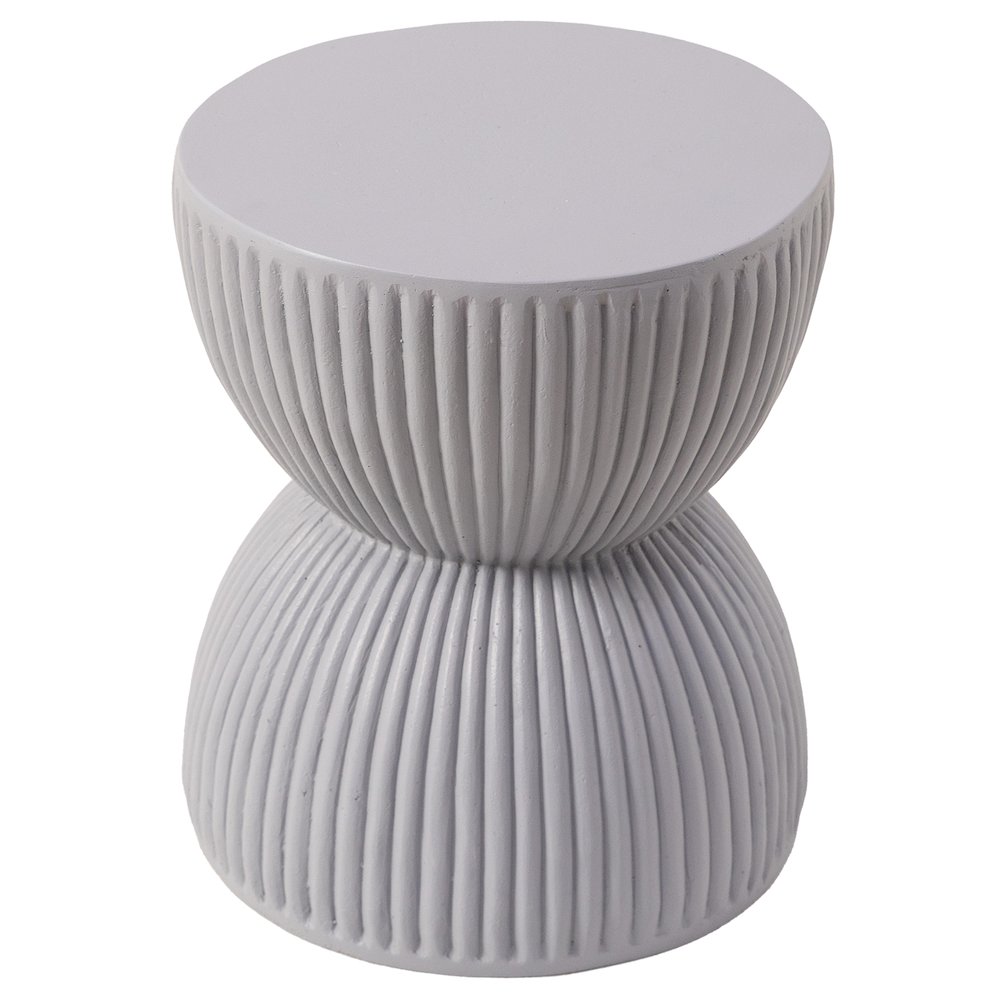 Modern Side End Table Spire Series In Grey