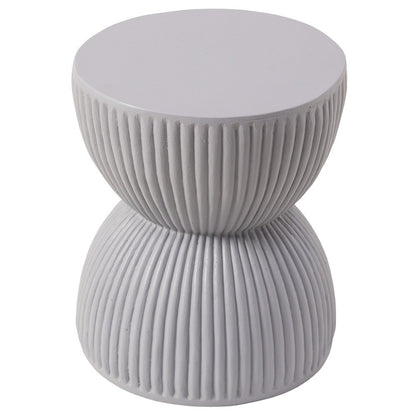 Modern Side End Table Spire Series In Grey