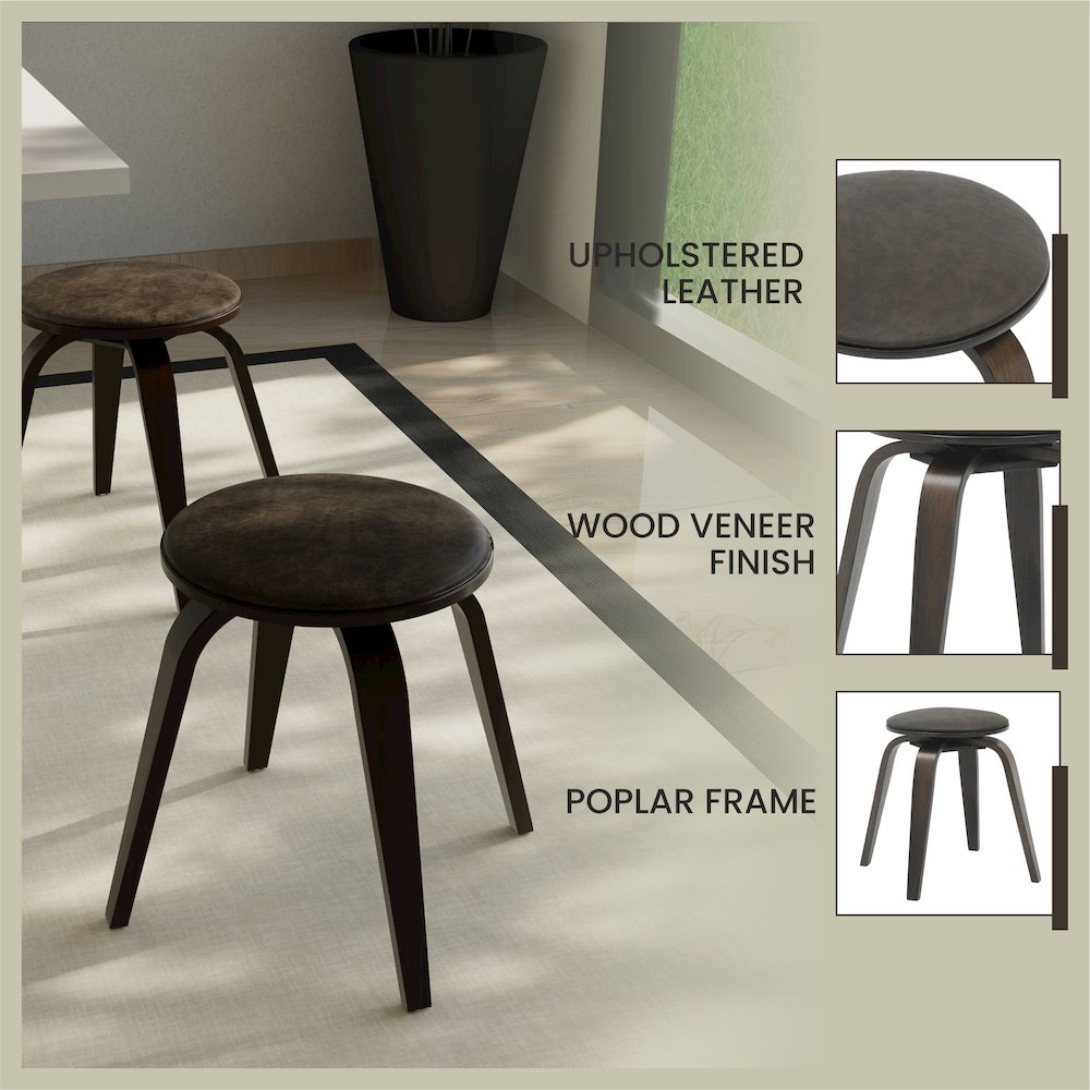 Modern Wooden Dining Stool