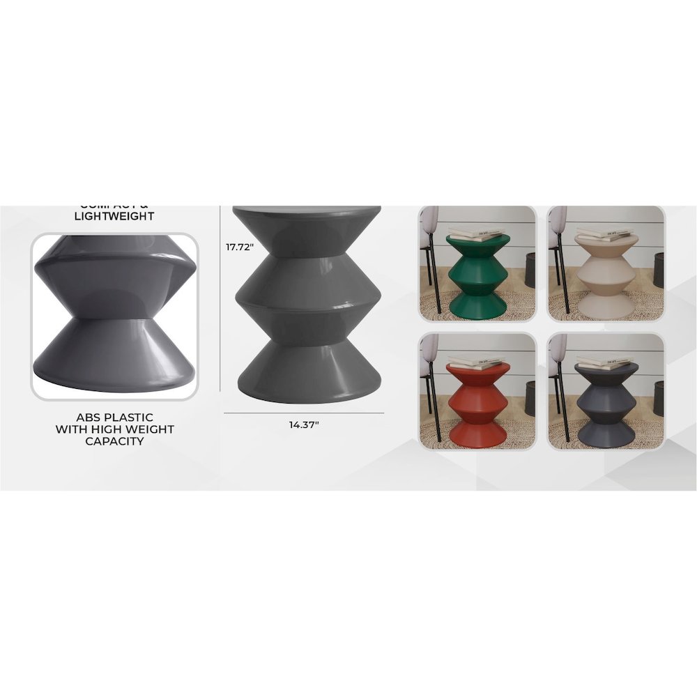 Savor Collection Modern Dining Chairin Grey