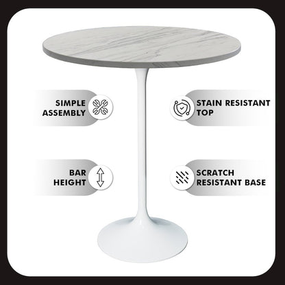 Verve Collection Modern Bar Height Table