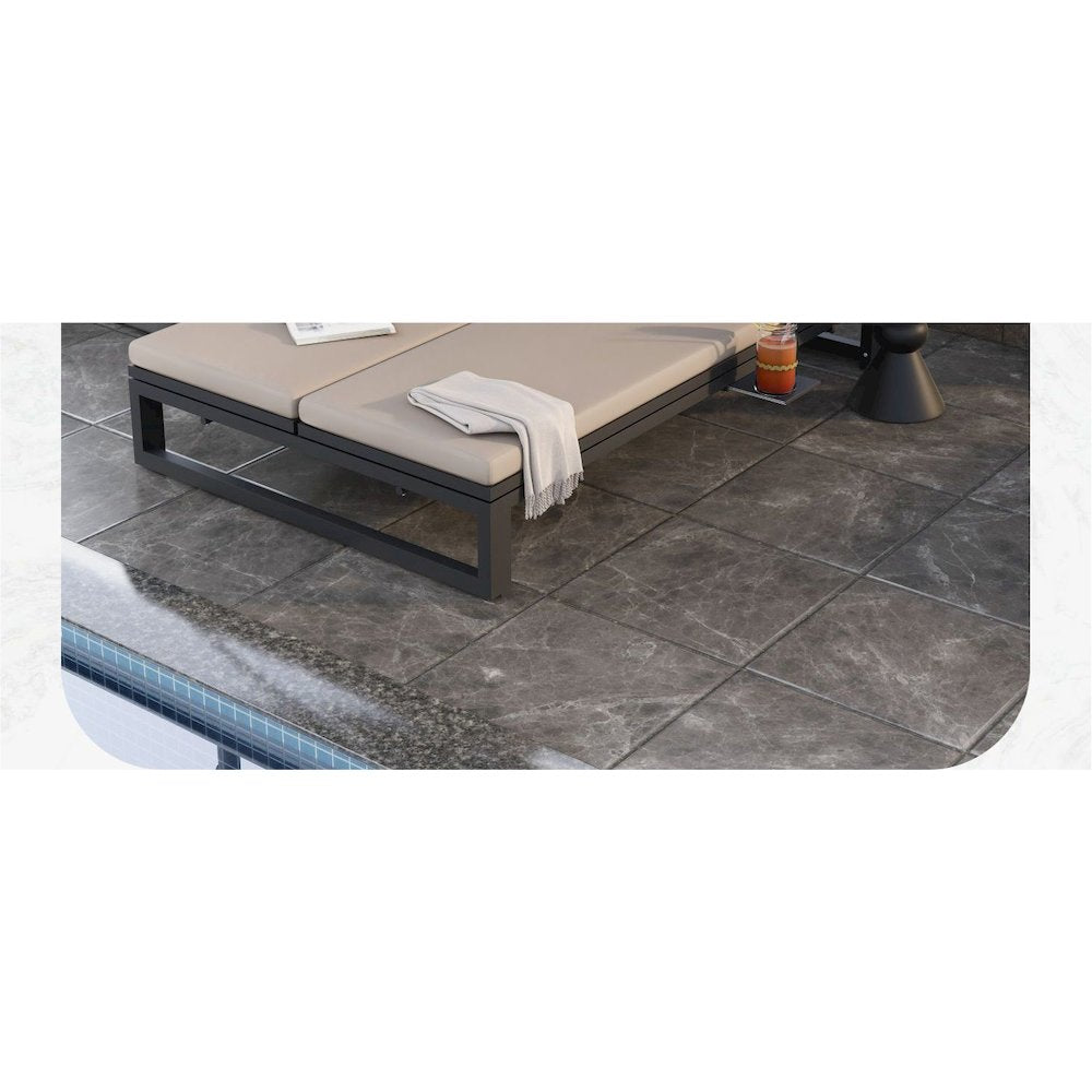 Chelsea Convertible Lounge Reclining Double Chaise With Cushions