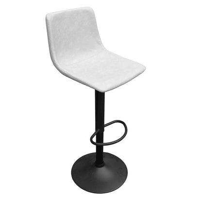 Tilbury Modern Adjustable Bar Stool in Light Grey