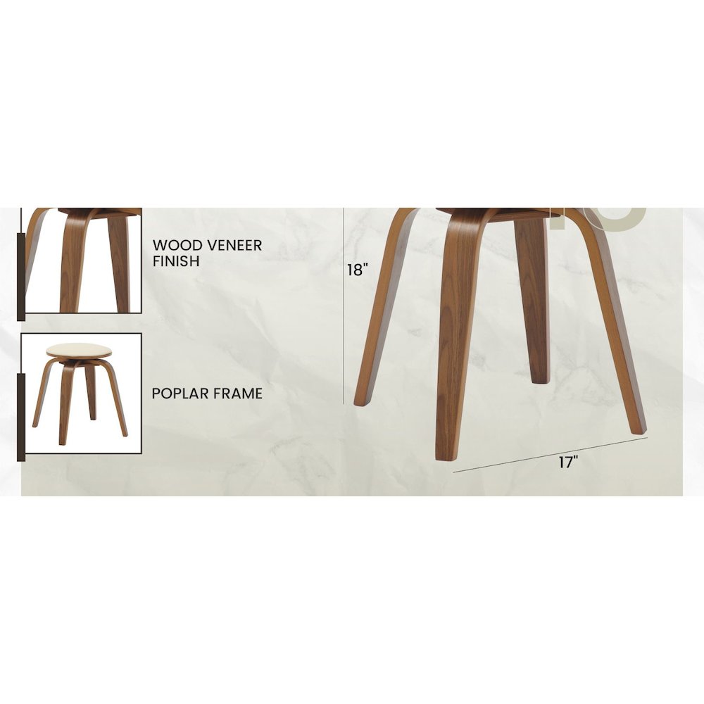 Modern Wooden Dining Stool