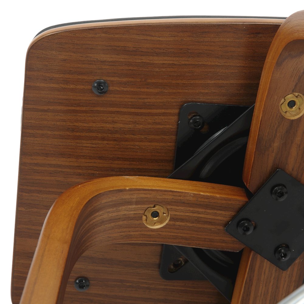Wooden Counter Stool in Black