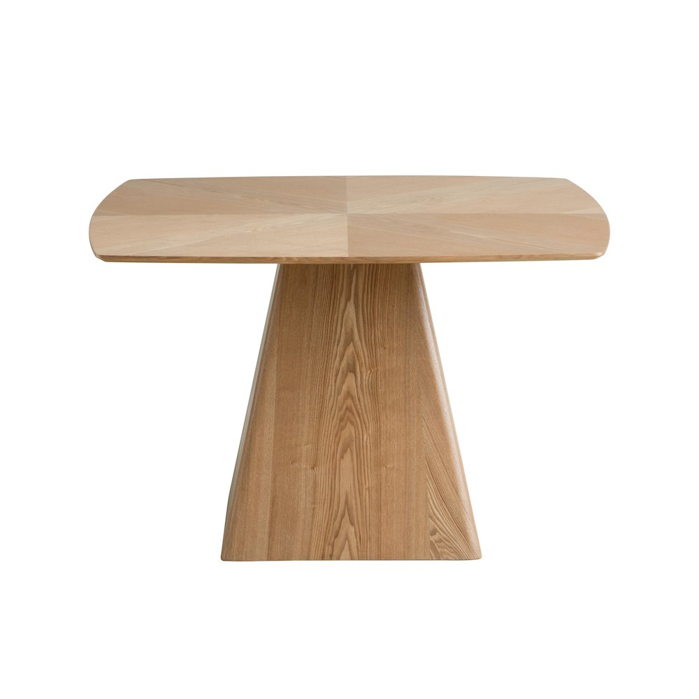 Zephry Collection Modern Dining Wooden Square Dining Table in Natural Wood