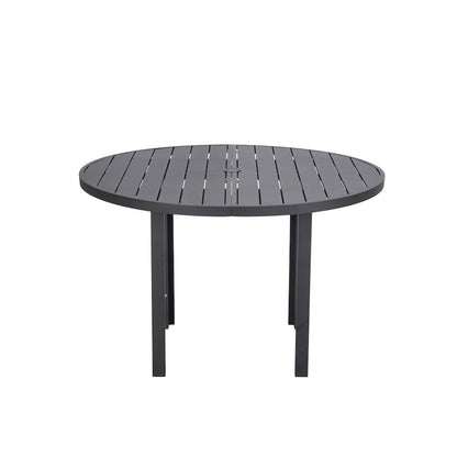 Chelsea 48″ Round Outdoor Aluminum Dining Table for Patio