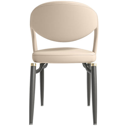 Entice Collection Modern Dining Chair Set of 2 in Grey