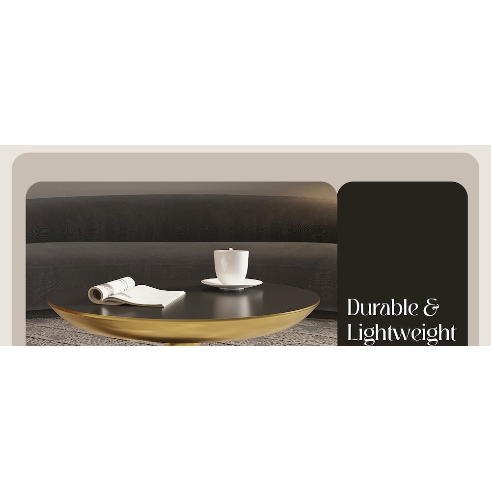 Hyalus Collection Glass Coffee table in Smoke